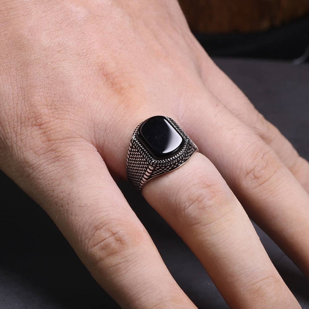 Men's Black Jewellery Ring Men's Black Jewellery Ring
