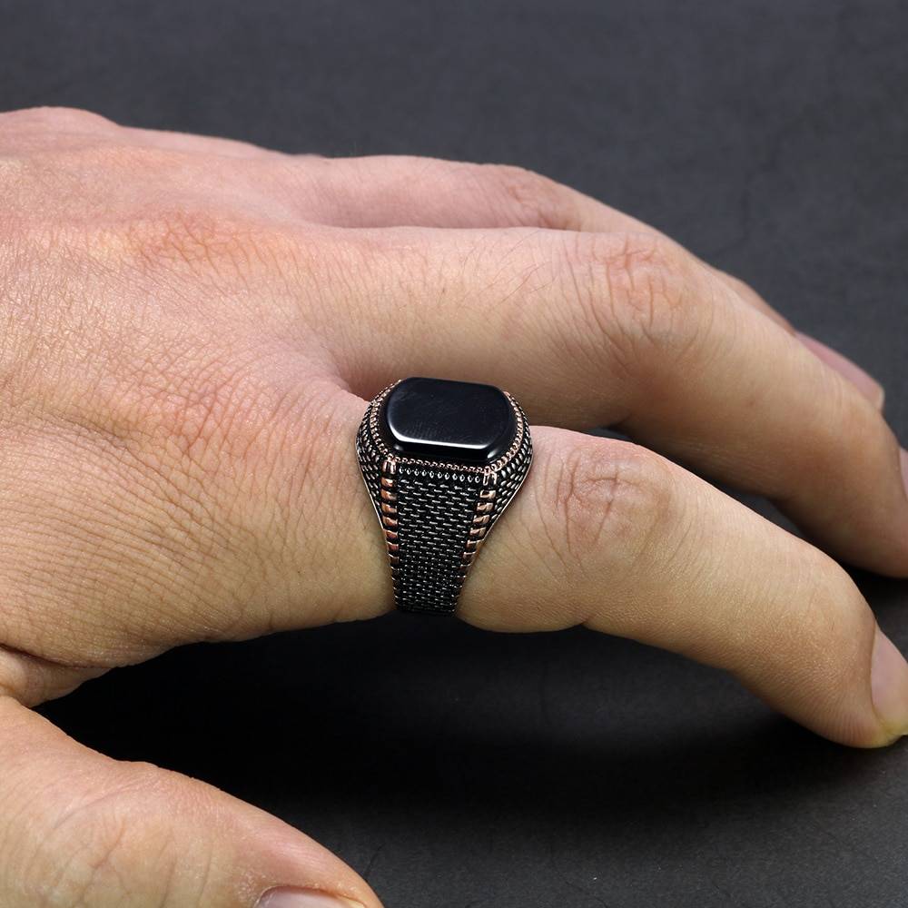 Men's Black Jewellery Ring Men's Black Jewellery Ring