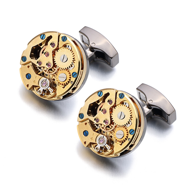Men's Multicoloured Stainless Steel Cufflinks Men's Multicoloured Stainless Steel Cufflinks