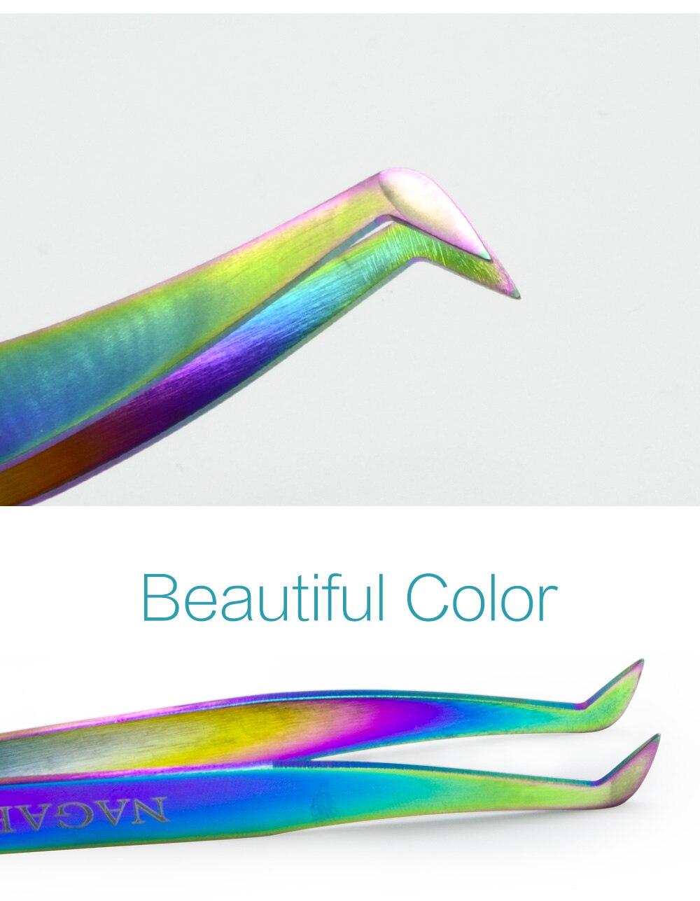 Non-magnetic Eyelash Extension Tweezers 5 Pcs Set