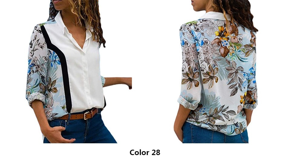 Women's Casual Chiffon Blouse