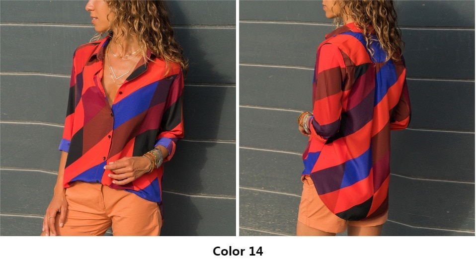 Women's Casual Chiffon Blouse