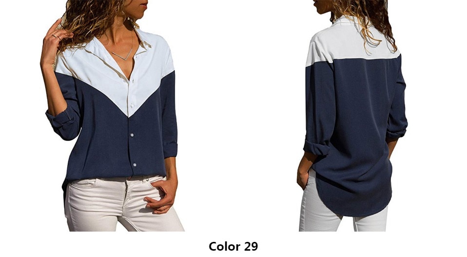 Women's Casual Chiffon Blouse