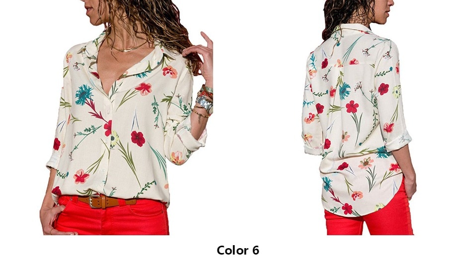 Women's Casual Chiffon Blouse