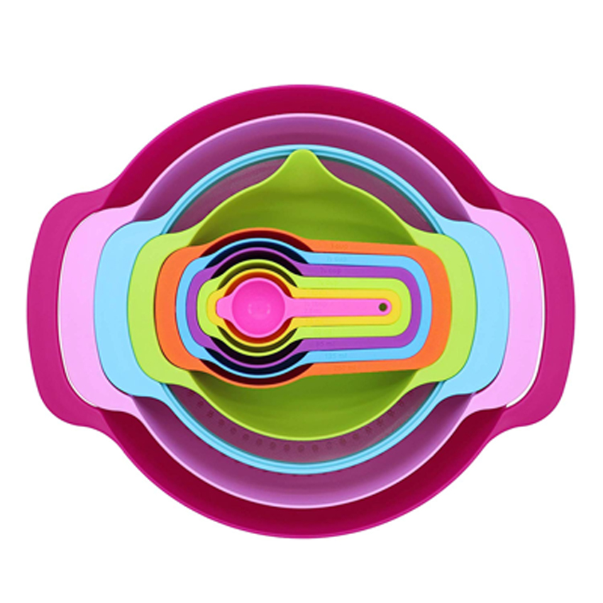 Mixing Cooking Bowls Set 10 Pcs