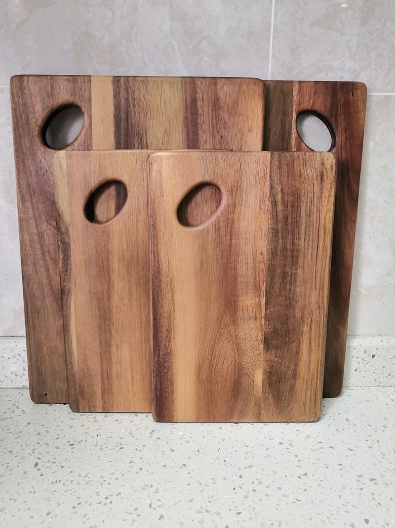 Zebra Acacia Wood Cutting Board