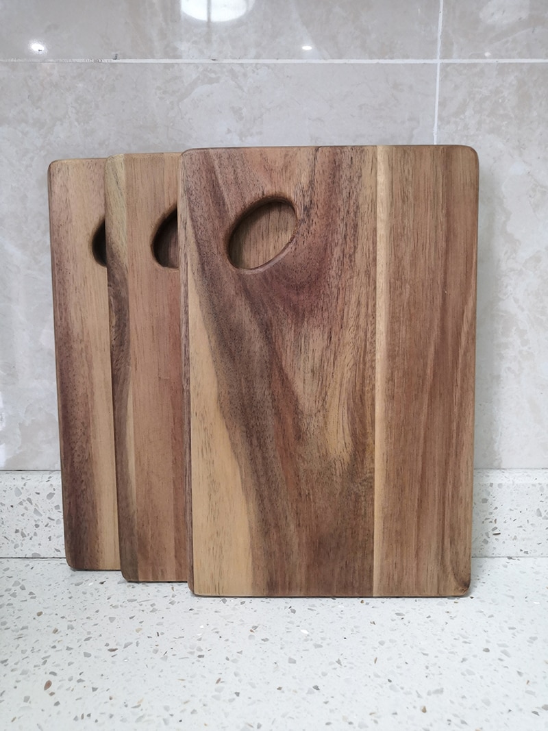 Zebra Acacia Wood Cutting Board