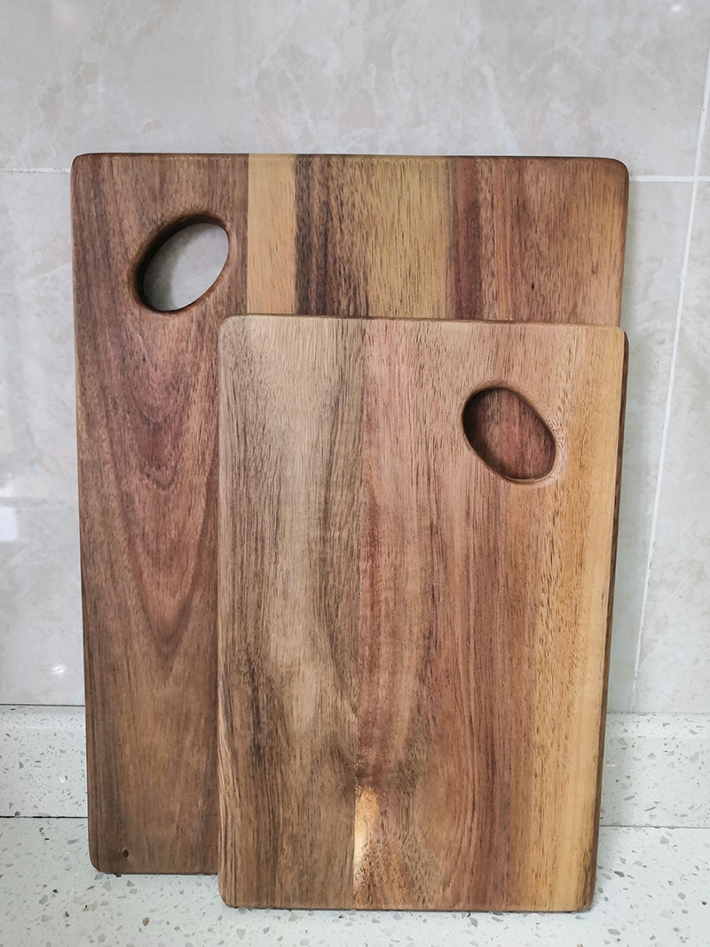Zebra Acacia Wood Cutting Board