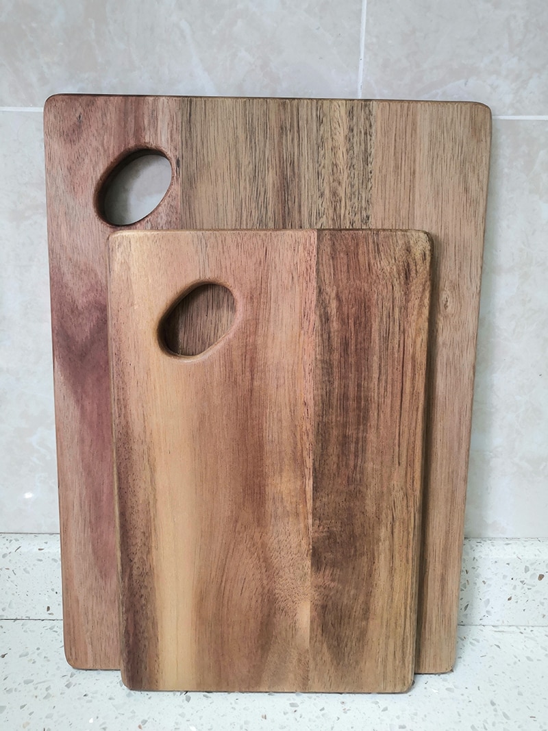 Zebra Acacia Wood Cutting Board