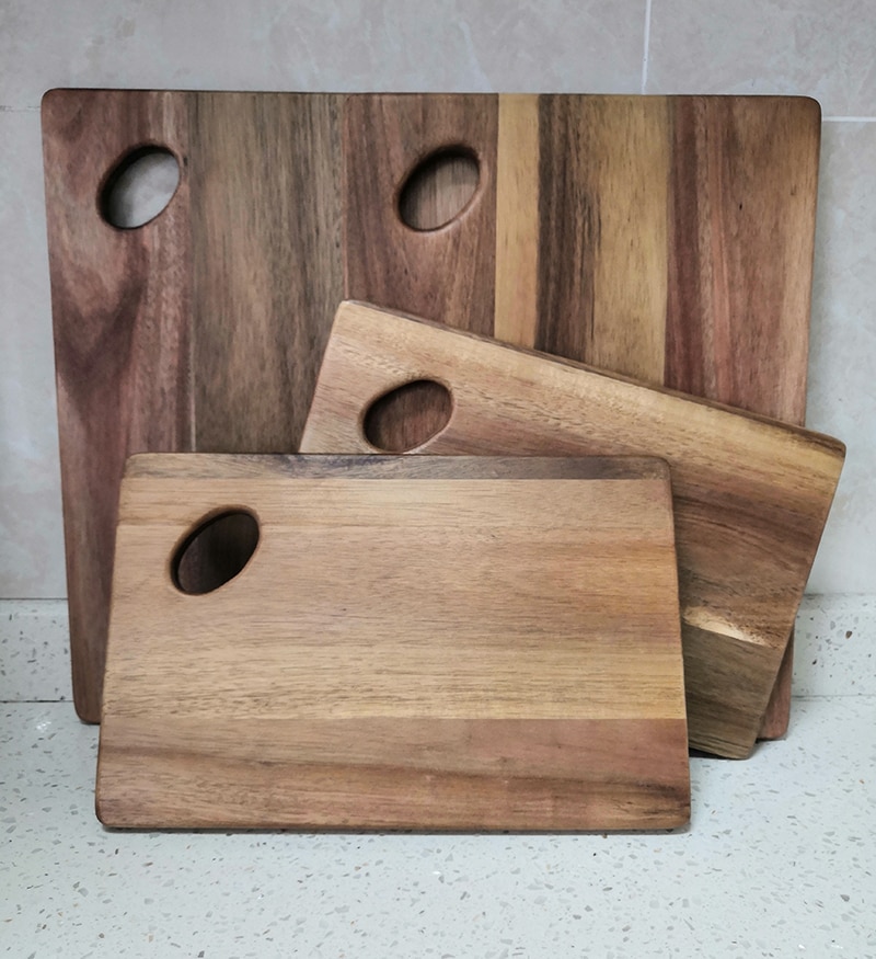 Zebra Acacia Wood Cutting Board