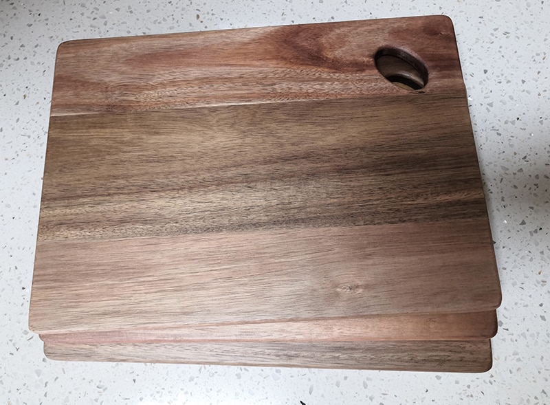 Zebra Acacia Wood Cutting Board