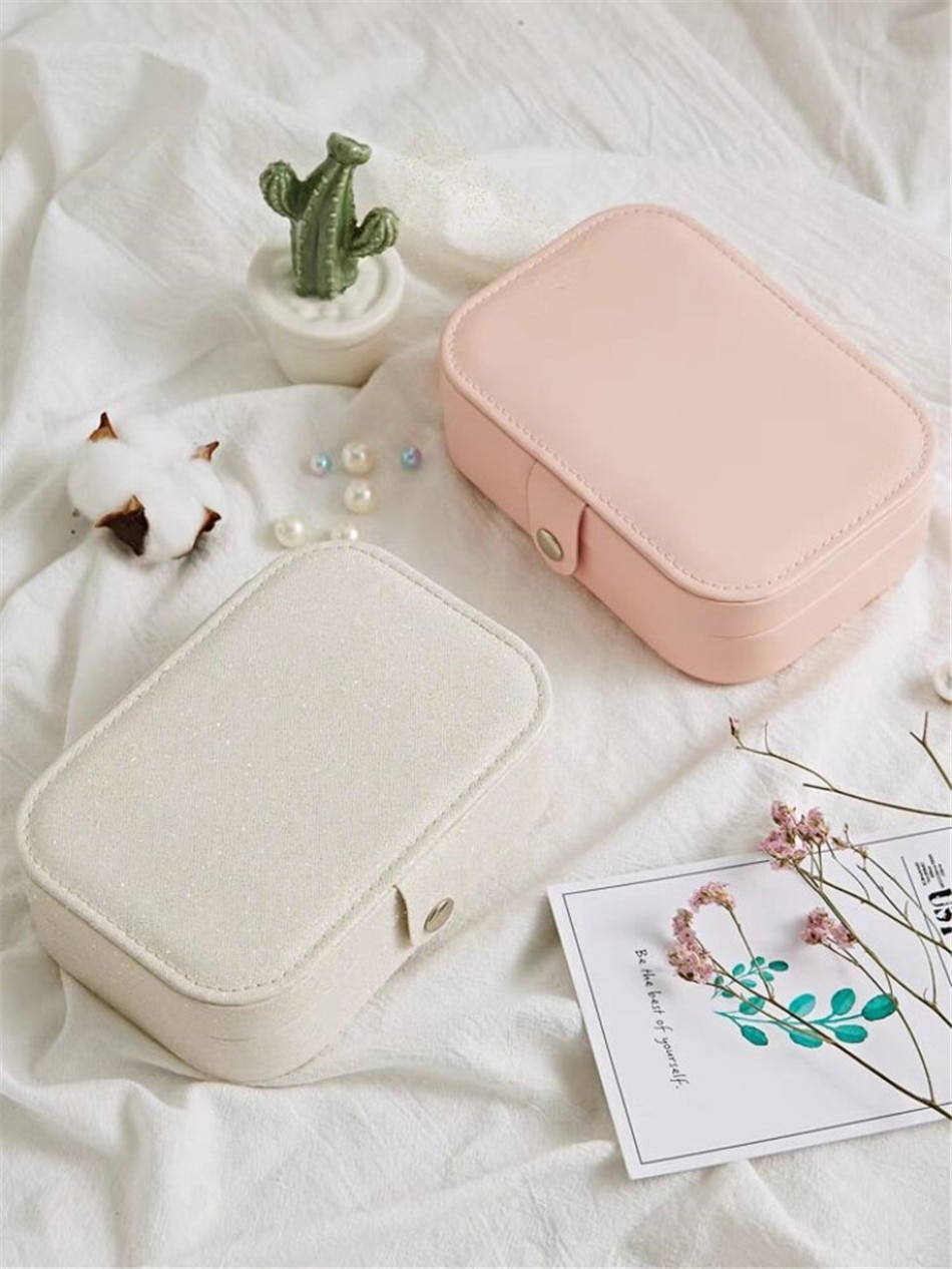 Portable PU Leather Jewelry Storage Box Portable PU Leather Jewelry Storage Box