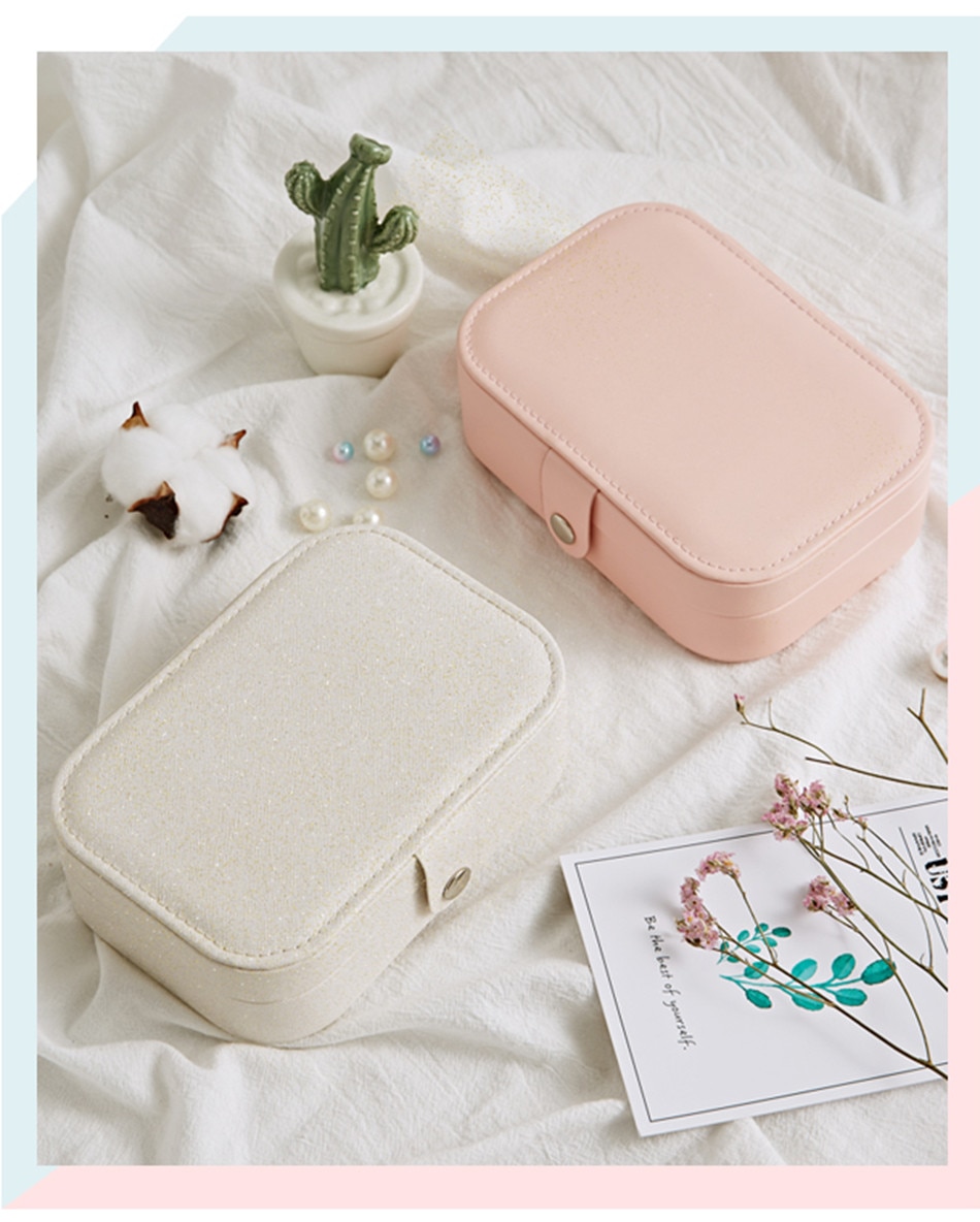 Portable PU Leather Jewelry Storage Box Portable PU Leather Jewelry Storage Box