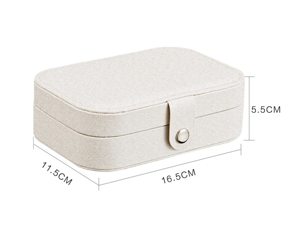 Portable PU Leather Jewelry Storage Box Portable PU Leather Jewelry Storage Box