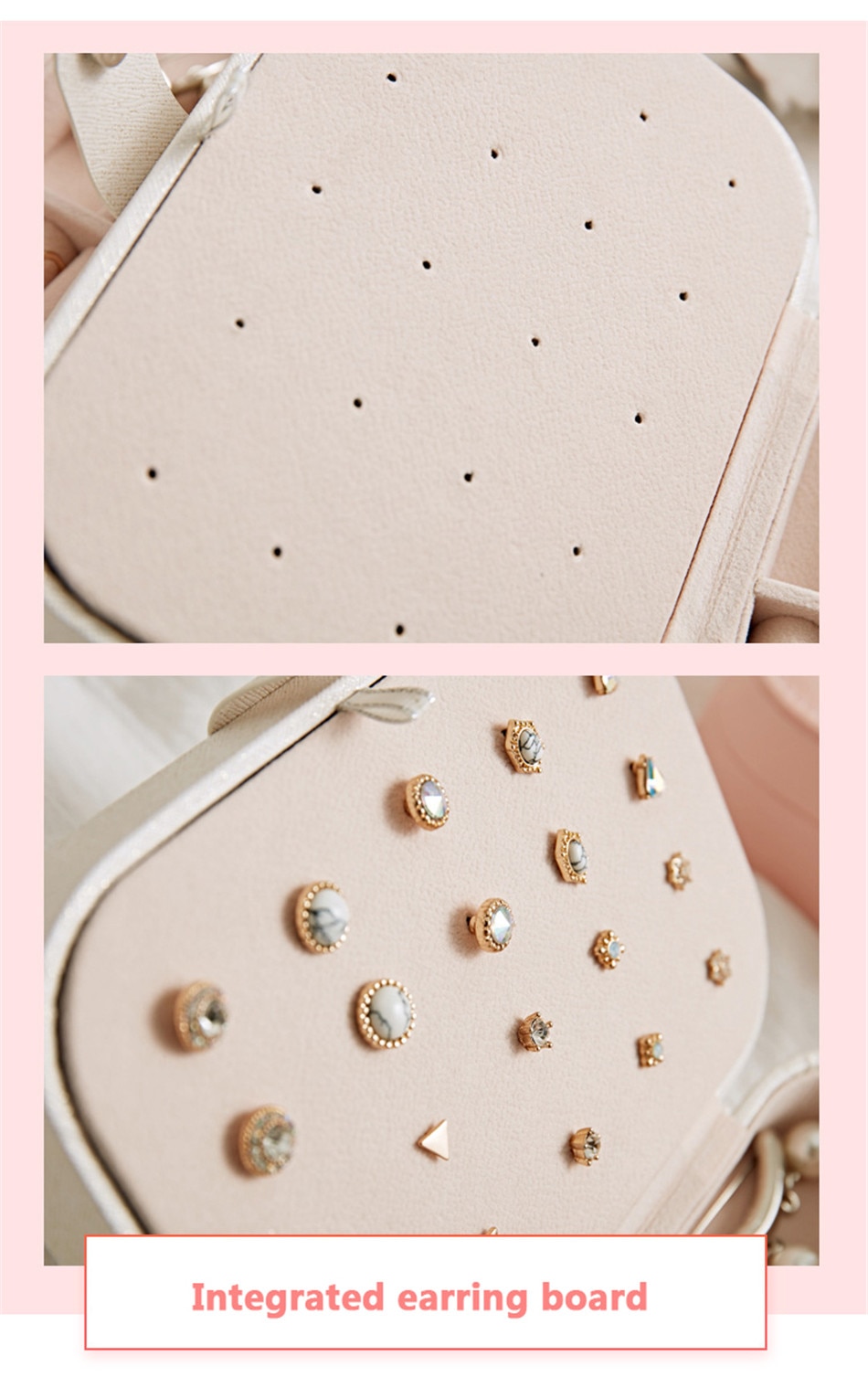 Portable PU Leather Jewelry Storage Box Portable PU Leather Jewelry Storage Box