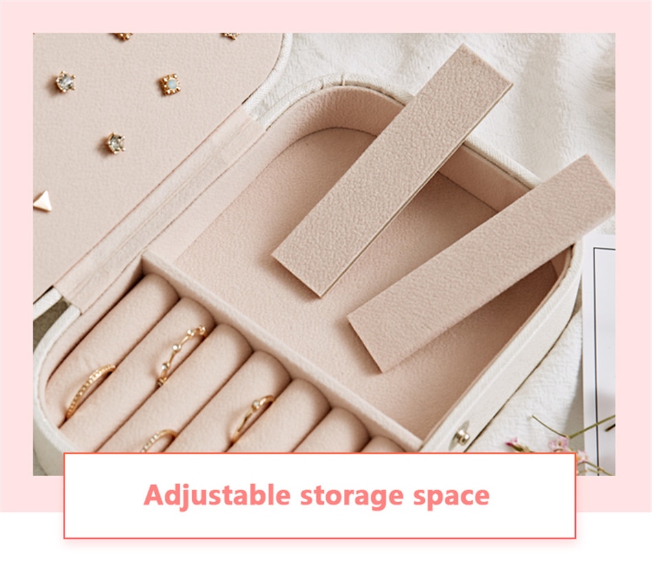 Portable PU Leather Jewelry Storage Box Portable PU Leather Jewelry Storage Box