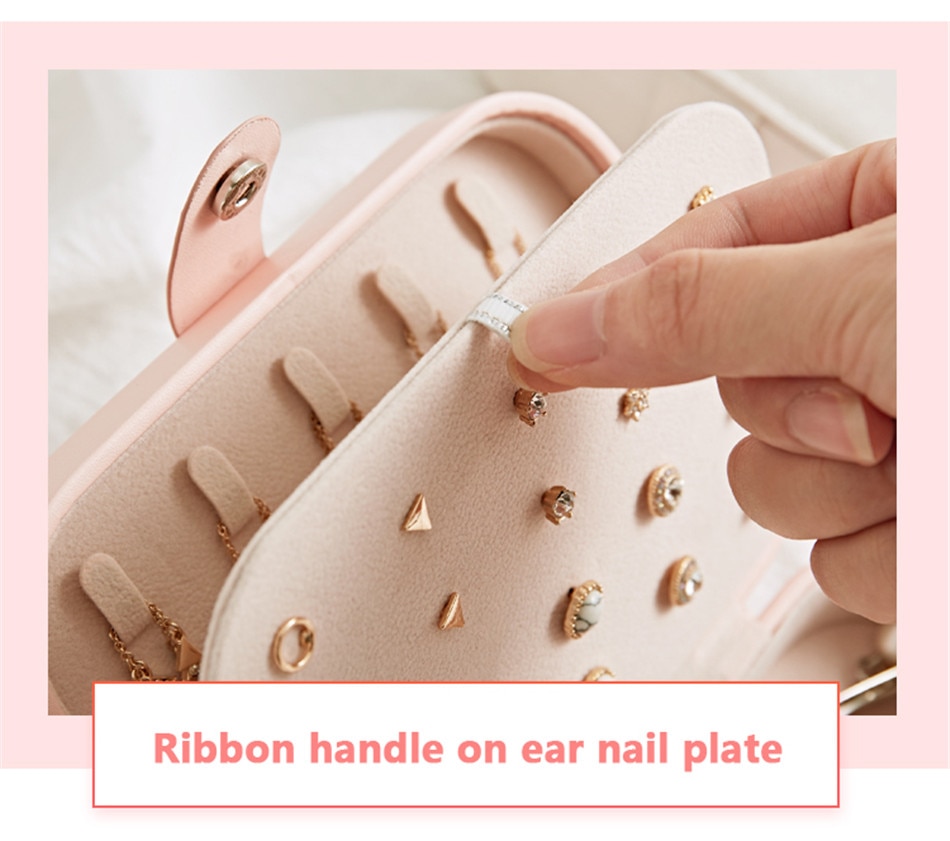 Portable PU Leather Jewelry Storage Box Portable PU Leather Jewelry Storage Box