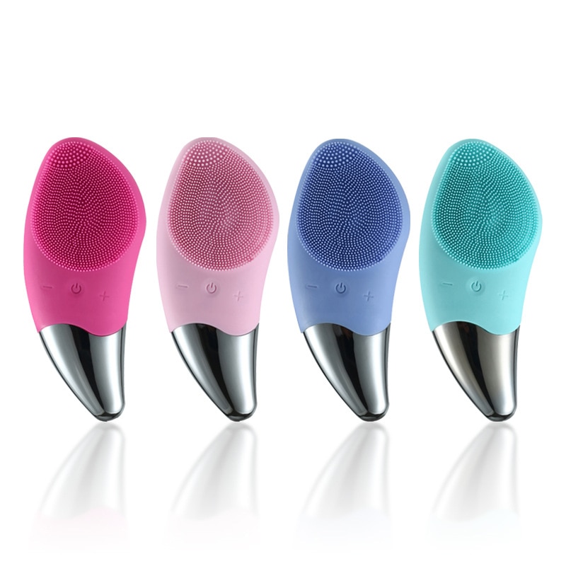 Ergonomic Electric Silicone Facial Cleansing Brush Ergonomic Electric Silicone Facial Cleansing Brush