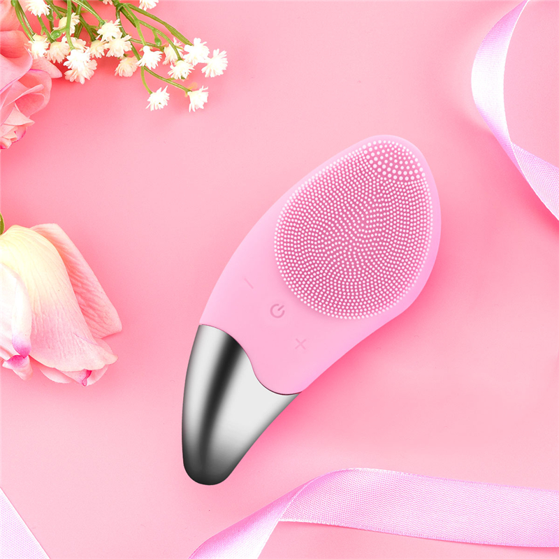 Ergonomic Electric Silicone Facial Cleansing Brush Ergonomic Electric Silicone Facial Cleansing Brush