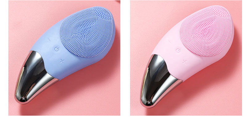 Ergonomic Electric Silicone Facial Cleansing Brush Ergonomic Electric Silicone Facial Cleansing Brush