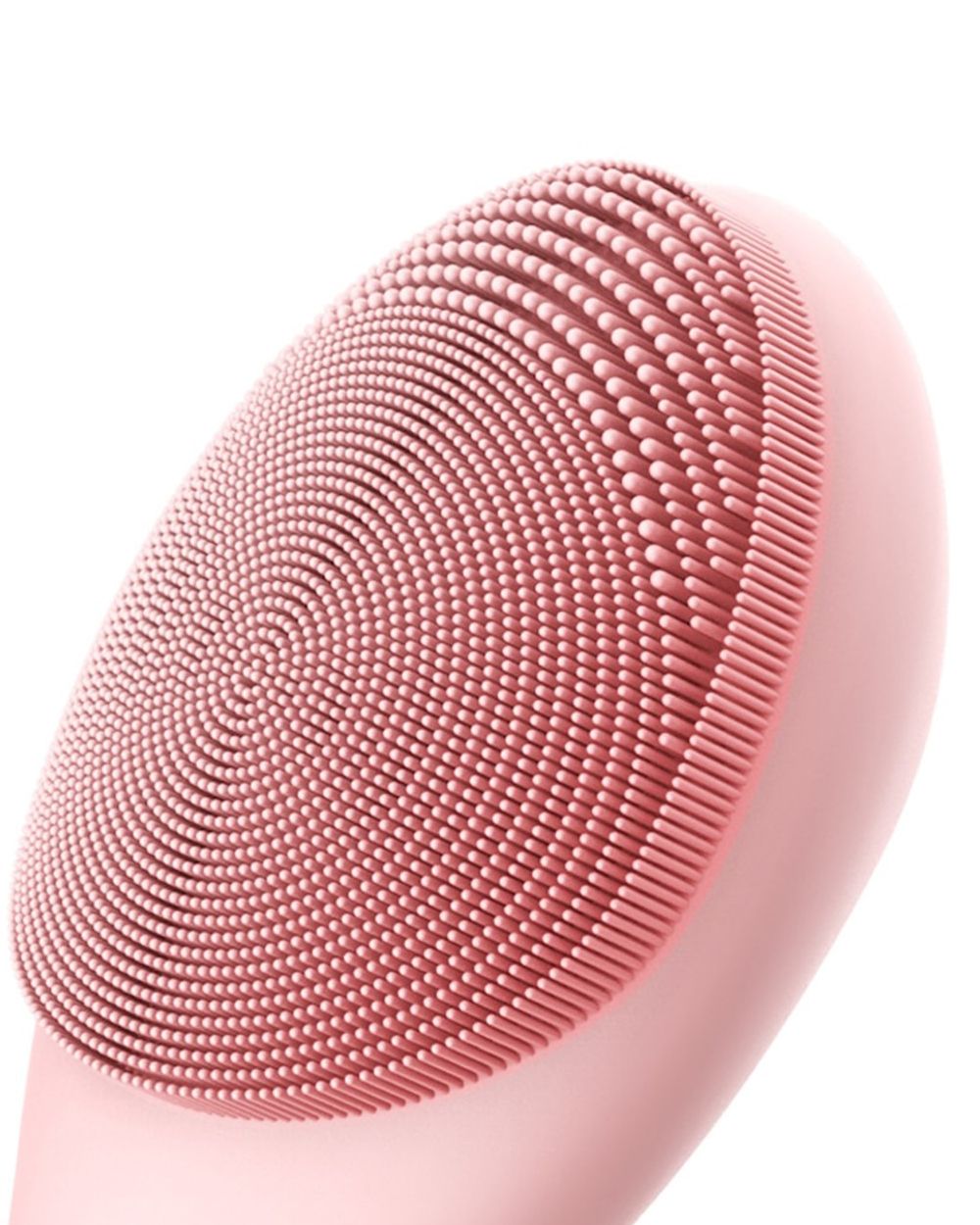 Rechargeable Silicone Facial Cleansing Brush with Red Light