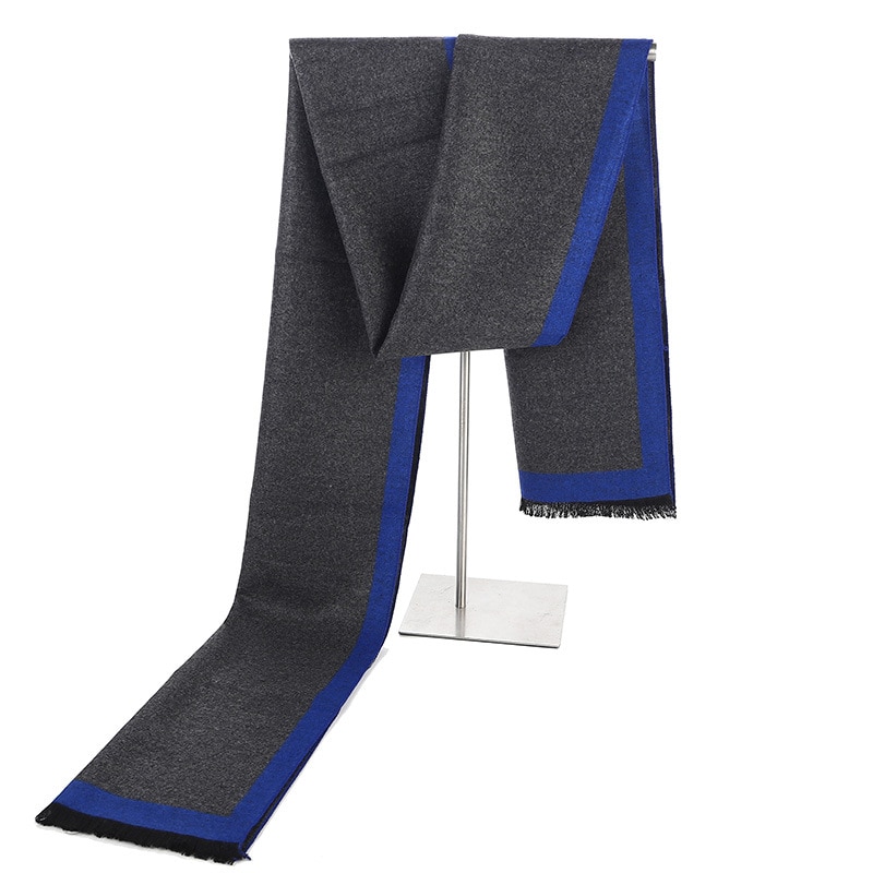 Men's Color Block Cashmere Scarf Men's Color Block Cashmere Scarf