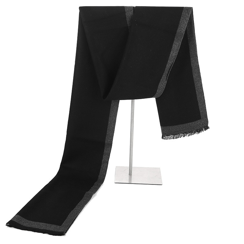 Men's Color Block Cashmere Scarf Men's Color Block Cashmere Scarf