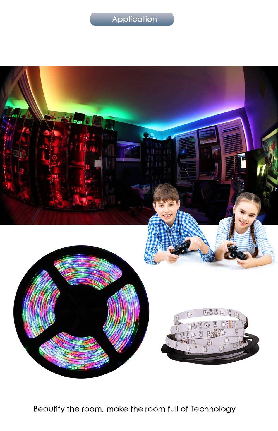 Flexible RGB LED Strip Backlight