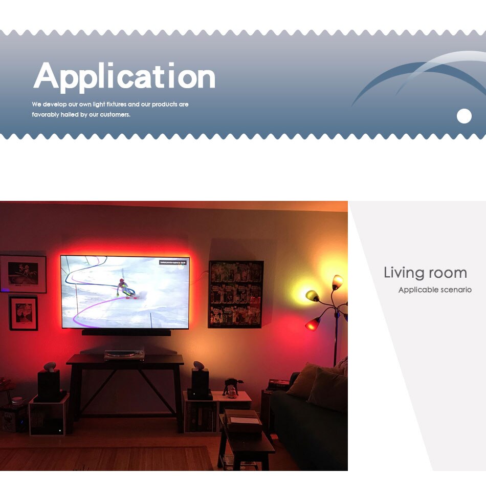 Flexible RGB LED Strip Backlight