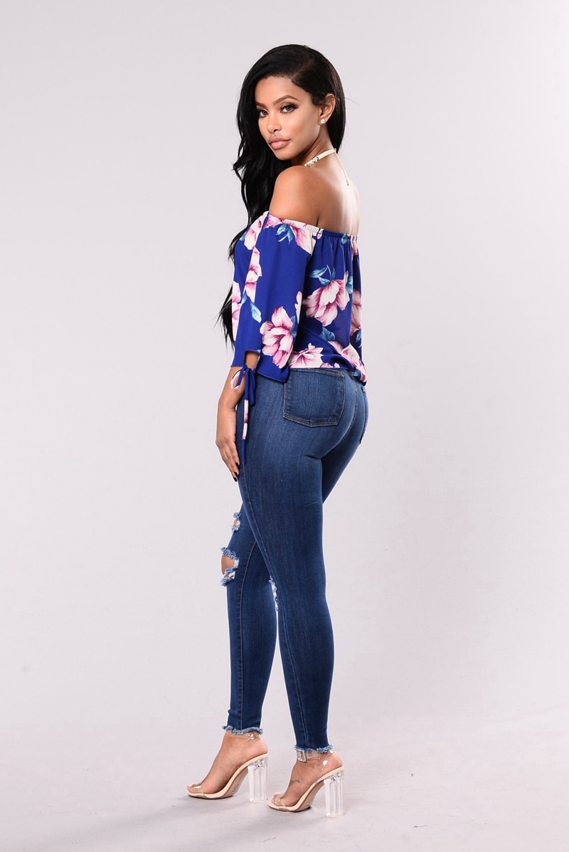 High Waist Ripped Jeans