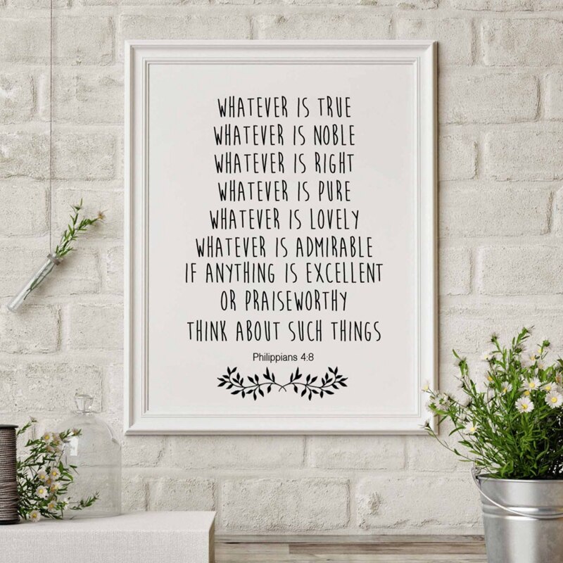 Christian Wall Poster for Home Decor